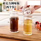 特言 醋瓶亞克力調(diào)味瓶醬油瓶辣椒罐透明調(diào)料瓶儲物罐醋壺辣子罐塑料 【2個裝】調(diào)味醋瓶