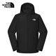 北面（The North Face）沖鋒衣男戶外單層防風(fēng)硬殼外套夾克可掛膽 黑色 L 
