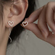 蘇十六999足銀愛(ài)心流蘇耳環(huán)女長(zhǎng)款耳線簡(jiǎn)約耳飾生日七夕禮物送女友老婆 愛(ài)心流蘇耳環(huán)