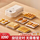 卡絲拉狄新款多功能一體面包機家用三明治華夫餅全自動(dòng)小型吐司機早餐 白色-陶瓷涂層【標配三明治盤(pán)】