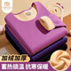 莫代爾保暖內(nèi)衣女加厚加絨打底衫發(fā)熱防寒套裝冬季超厚大碼媽媽秋衣秋褲 深紫【圓領(lǐng)】 L 【推薦95-110斤】