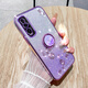 羅璐鷗OPPO Find X2手機(jī)殼女款軟殼FindX2Pro硅膠殼外殼支架全包防摔保護(hù)套女士水鉆漸變閃粉電鍍保護(hù)殼 【漸變丁香紫】+指環(huán)支架+全屏保護(hù)膜 OPPO Find X2