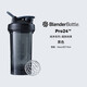 Blender Bottle 搖搖杯運動(dòng)水壺健身水杯 蛋白粉攪拌球奶男士女生大容量塑料杯子 24oz黑色710ml 0