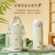膳魔師（THERMOS）保溫杯彈蓋杯316不銹鋼小禮帽便攜男女士學(xué)生時(shí)尚水杯子TCME-400S 中國色系列銀桂 400ml 400ml