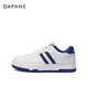 達(dá)芙妮（DAPHNE）小白鞋女春秋2024新品女鞋春季鞋子女運(yùn)動休閑鞋板鞋QJ1 藍(lán)色 37