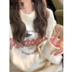 韓芯漫毛衣冬款女2024新款韓版寬松女學生毛線衣秋冬季慵懶風針織衫女 圖片色 均碼