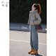 可茵（Keyin）棉服女短款2024年冬季新款韓版寬松小個(gè)子面包服立領(lǐng)棉衣外套女 灰色棉服 M