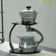清韻逸品透明玻璃功夫茶具套裝自動(dòng)磁吸泡茶器懶人耐熱茶杯茶壺辦公室會(huì)客 登高 (灰色)