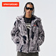 SPRAYGROUND鯊魚嘴毛絨外套加厚保暖潮流連帽秋冬 WD931121 深灰色 XL