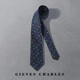 GIEVES CHARLES領(lǐng)帶男高端商務(wù)正裝手打領(lǐng)帶玫瑰系列男士真絲領(lǐng)帶 青藤玫瑰