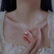 伊燦冷淡風(fēng)云朵仿珍珠項鏈女小眾設計鎖骨鏈2025年新款爆款高級感頸鏈 云朵珍珠項鏈銀色