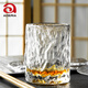 阿德利亞（ADERIA）日本進(jìn)口手工威士忌玻璃杯日式錘紋茶水杯啤酒杯輕奢茶壺水杯套裝 【初雪】威士忌杯 230ml 2個(gè)