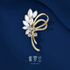 紫羅蘭（violet）【正版】宸雅胸針高檔女精致植物個(gè)性胸花婦女節禮物新年禮 香檳金