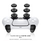 極想 PS5手柄搖桿帽玩家一號(hào)怪物獵人精英搖桿套PS4硅膠保護(hù)套NS Pro游戲手柄鍵帽手感XBOX配件 PS5搖桿帽-黑色（6枚）