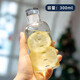 拜杰高硼硅時(shí)間刻度玻璃杯水瓶水杯便攜咖啡杯子女果汁牛奶杯300毫升