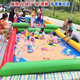 充氣沙池套裝廣場(chǎng)擺攤兒童玩具仿瓷沙子戶(hù)外加厚組合池夜市沙灘池 定/制/咨/詢(xún)/客/服/