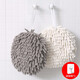 家の物語(yǔ)（KATEI STORY）日本廚房雪尼爾擦手球 浴室多功能細纖維強吸水海綿擦手球洗澡球 灰色