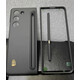三星（SAMSUNG）適用W24三星原裝Fold5手機殼Fold4帶筆Fold3新款W23防摔W22簡(jiǎn)約 【黑色】+原裝Spen纖巧筆 三星 W24