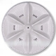 適用于新樂XPB85-8168SL半自動洗衣機(jī)波輪轉(zhuǎn)盤 底盤 水葉 35.5CM 方齒 普通PVC料波輪