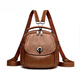 啄木鳥(niǎo)（TUCANO） 春季新款雙肩包女2024新款小背包時(shí)尚真皮韓版小清新女士 豪華棕色