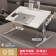 飛旺藤達(dá) 可折疊升降床上小桌子學(xué)習(xí)書桌臥室飄窗宿舍學(xué)生筆記本懶人桌板 【珍珠白】豪華款+抽屜+書架
