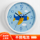 POWER霸王兒童掛鐘可愛掛表斜面鐘卡通學(xué)生早教認時30cm飛機23043W6
