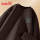 班尼路（Baleno）t恤男冬季半高領(lǐng)寬松潮牌男士打底衫簡(jiǎn)約百搭男裝冬裝長(zhǎng)袖上衣