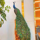 孺子佳孔雀工藝品擺件客廳酒店別墅樣板間裝飾擺件教學(xué)道具 3號精品款，尺寸：190CM 偏綠 按實(shí)物