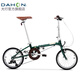 大行（DAHON）D5折疊自行車16英寸5速復古男女式城市戶外休閑便攜自行車HAC653 郵政綠