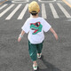 優(yōu)美童男童套裝夏季寶寶夏裝2023新款衣服兒童小孩夏款小童寶寶薄兩件套 白色 90cm足碼身高拍