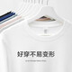 男裝秋季莫代爾長(cháng)袖T恤男士純棉圓領(lǐng)內搭打底衫舒適純色秋衣春秋 白色 XL