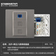 STSBEN86型暗裝雙口千兆網(wǎng)絡(luò )帶光纖面板 SC光纖+兩位六類(lèi)網(wǎng)線(xiàn)電腦插座 【灰色】光纖+兩位六類(lèi)網(wǎng)線(xiàn)插座