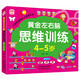 黃金左右腦思維訓(xùn)練4-5歲：兒童黃金期智力開發(fā)左右腦專注力思維訓(xùn)練大腦潛能開發(fā)早教啟蒙 綠色印刷