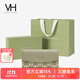 VANESSA HOGAN  VH女包PVC長(cháng)款錢(qián)包小眾多功能錢(qián)夾復古手拿小包生日禮物送女友 綠色