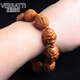 維拉帝（Verratti）橄欖核手串男款山鬼惡僧佛爺核雕大籽手把件純手工雕刻文玩手鏈女 19*23mm鐵核經(jīng)典款山鬼惡僧