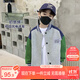 左西男童棒球服外套秋裝2025新款兒童春秋款夾克韓版上衣潮 灰色 160