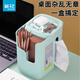 茶花多功能紙巾盒遙控器桌面客廳抽紙盒車(chē)載紙抽盒 【綠色1個(gè)】