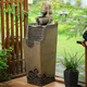 漢韻堂中式流水?dāng)[件落地造景裝飾室內(nèi)客廳陽臺戶外循環(huán)水景觀噴泉 S175-1財(cái)運(yùn)四方落地流水