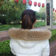 花九卿狐貍毛領(lǐng)子單賣(mài)女羽絨服毛領(lǐng)單買(mǎi)超大毛貉子毛服派克服通用帽領(lǐng)毛 淺色(里布長(cháng)75厘米毛寬16厘米)