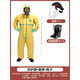 盾護(hù)貓油漆工防護(hù)服噴漆專用防化服連體全身化學(xué)輕型耐防酸堿生化硫酸實(shí)驗(yàn)室火過(guò)濾式綜合放毒 加厚款連體防化防護(hù)服+面屏+耐酸堿靴子(默認(rèn)42碼 XXXL