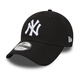 NEW ERA紐亦華棒球帽鴨舌帽 9FORTY系列  紐約洋基隊 10531941-黑色