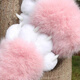 貓爪手套可愛(ài)毛絨獸爪多色可選 貓爪 cosplay 道具拍照配飾毛絨手 粉色 一只不帶指甲