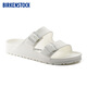 BIRKENSTOCK勃肯德國進口男女款EVA時尚外穿Arizona雙扣沙灘拖鞋 白色常規(guī)版129441 44
