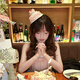 超可愛(ài)生日帽子蠟燭奶油蛋糕生日帽子櫻桃發(fā)夾可愛(ài)頭飾拍照道具派 粉色可燃蠟燭蛋糕