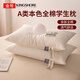 金號(hào)A類全棉兒童枕頭 幼兒園護(hù)頸枕芯 小枕頭芯40*60cm 450g本色單只