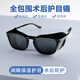 mark story術(shù)后護(hù)目鏡濕房鏡干眼保濕飛秒白內(nèi)近視術(shù)后防風(fēng)變色墨鏡防護(hù)眼鏡 黑框偏光灰片0度（術(shù)后專用）