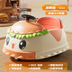 馳唄星兒童電動(dòng)車(chē)漢堡碰碰車(chē)寶寶玩具可坐人嬰兒車(chē)搖搖汽車(chē)四輪車(chē) 橙4A+雙驅+早教音樂(lè )+炫酷燈光