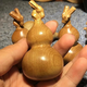金絲楠木精品龍頭葫蘆福祿木雕車(chē)掛飾創(chuàng)意天然材質(zhì)原木擺件手把件 金絲楠木7.8cm