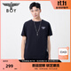 BOY LONDON【寂寥黑夜】25新款情侶款黑色基礎款潮牌短袖T恤N01257 黑色 XL