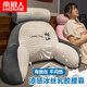 南極人絲絨冰絲床頭靠墊軟包護(hù)腰靠枕大靠背沙發(fā)抱枕靠枕頭床上看書靠墊 哈士奇【可拆洗】 70*50*30cm